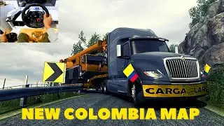 New Colombia Map by JhonDeath -International LT - ETS2 1.41,1.42,1.43 MOUNTAIN ROAD DRIVING