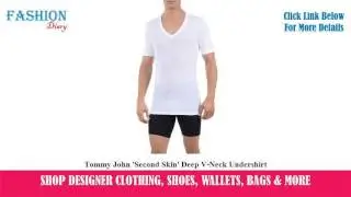 ★★★ Tommy John 'Second Skin' Deep V-Neck Undershirt ★★★