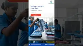 Everyday laundry made easy.Reliable washing & folding for daily wear. Clean, fresh & perfectly done.
