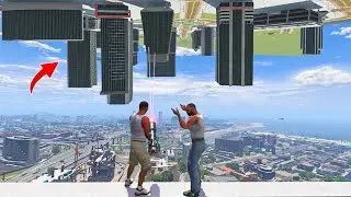 Can Franklin Save GTA 5 City from the Flipped Indian Bike Driving 3D City in GTA 5!