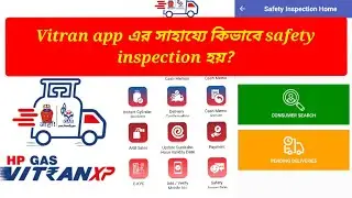 Safety inspection through Vitran app.    #hpsupport #safety #trending #viral