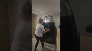 Spray Tanning Room Set Up