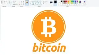 How to draw Bitcoin Logo on Computer using Ms Paint | Bitcoin Logo | Ms Paint.