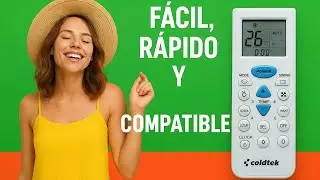 Coldtek configuraci&oacute;n de control remoto universal aire acondicionado y c&oacute;digos #electronic #prime 