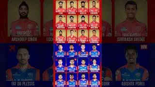 PBKS vs DC Playing 11 | Match 58 IPL 2025 | Full Squad & Match Preview 🔥🏏