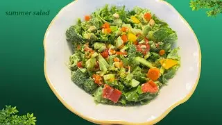 SUMMER SALAD RECIPE(ASMR)