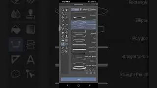 Clip Studio Paint Curve Tools #tutorial #CSP #curved