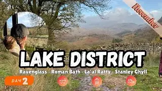 Lake District, Cumbria Ravenglass: Roman Bath, muzeum, La&rsquo;al Ratty i wodospad Stanley Ghyll