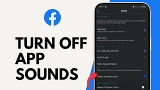 How to Turn Off App Sounds on Facebook