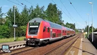 St. Egidien mit Dampfsonderzug & Regionalz&uuml;ge: DB 143, 146, 442 vs. MRB 1440; CB 650