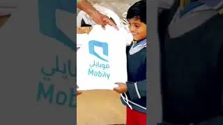 Donate frome Mobily Neatwork Bags in Poor Children