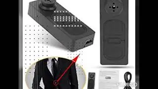 OJXTZF 720*480 HD Small Portable Button Spy Camera with SD Card Slot Up to 32GB Support