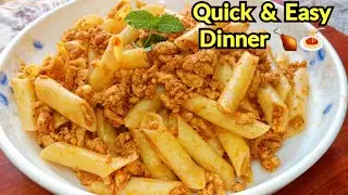 😋 Home Made Chicken Pasta | Easy Chicken Pasta Recipe | Quick Dinner Idea | @miyaskiychen.