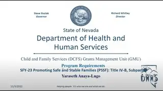Title IV-B Subpart 2 Program Requirements for SFY 2023