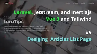 Part 9 - Designing Articles List page