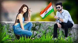 Couple photo editing for independence day ll new trick ll PicsArt editing ll