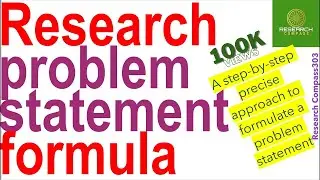 How To Write a Problem Statement (With Examples) - Research Problem Statement #PhD #ResearchProblem