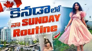 My Sunday Routine in Canada| shopping for Christmas| Day in my Life #canadateluguvlogs #sharonsto...