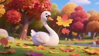 Cygnet Learns the Colors of Autumn 🦢🍁 | Fun Kids Song & Nursery Rhyme