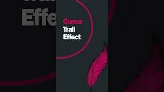 Cursor Trail Effect 😍 #css #webdesign #html #webdevelopment #uidesign #uxdesign #htmlcss #html5