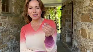 The Exotic Rubellite and Champagne Diamond Ring