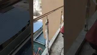 #steel glass railing#fabrication work