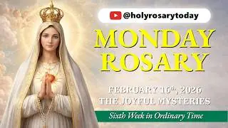 Monday Holy Rosary 💚 February 16, 2026 💚 Joyful Mysteries Of The Rosary [VIRTUAL] #holyrosarytoday