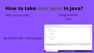 Java tutorial: How to take user input in java ?