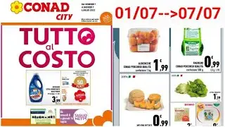 #volantino Conad city dall'1 al 7 luglio 2022