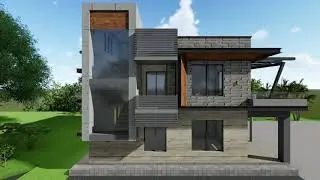 MODERN HOUSE DESIGN IN (15 MARLA)