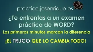 🧠 El TRUCO definitivo para el examen PRÁCTICO de WORD | Aprueba tus oposiciones