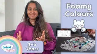 Twinkl Tots Foamy Colours  Activity | Arts, Crafts and Music 3-4 Years