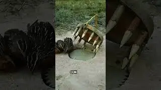 &iexcl;Construy&oacute; una Trampa para Atrapar Su Comida! 😳
