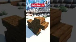Minecraft Christmas Reindeer🦌🎅 #shorts