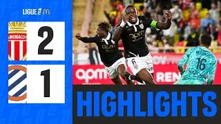 AS MONACO - MONTPELLIER H&Eacute;RAULT SC (2-1) - 6&egrave;me journ&eacute;e - Ligue 1 McDonald's 24/25