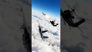 the fighter jet versus The helicopter who is win 😱😱 #shorts