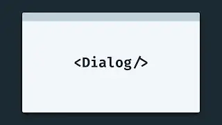 How to Create a Modal Dialog Natively in the Browser