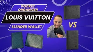 Louis Vuitton - POCKET ORGANIZER VS SLENDER WALLET - EPI LEATHER!!