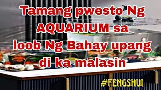 Huwag na hwag mong ilalagay Ang AQUARIUM sa Lugar na ito Ng  Bahay kung ayaw mong malasin #fengshui