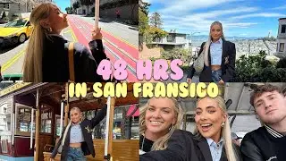 48 HOURS in SAN FRANCISCO!! Travel vlog, Golden Gate Bridge, good food & lots of laughs