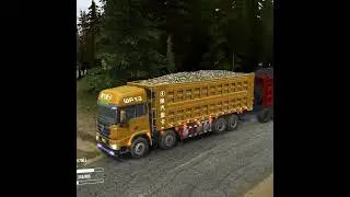 Heavy trucks on difficult roads @#mudRunner