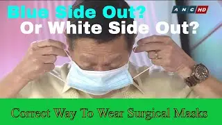 Blue Out Or White Out On Mask? -  Right Way To Put On Surgical Mask