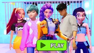LUFFY Plays KPOP DEMON HUNTERS BOYS and GIRLS PRISON RUN! (Obby) Roblox Gameplay