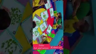Art with Nature Activity Kidzee Sector 122 Noida