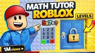 ROBLOX MATH TUTOR LEVELS HOW TO CLEAR // INDONESIA/ BRAZIL #viral 