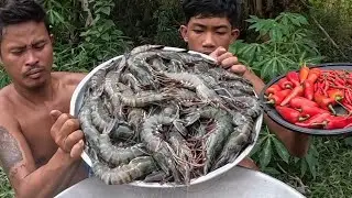 Ginisang Sugpo With Sili sa Tanghalian! 🦐🔥