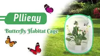 #Pllieay Butterfly Habitat Cage||Collapsible Light-transmitting Terrarium Insect and Butterfly Net
