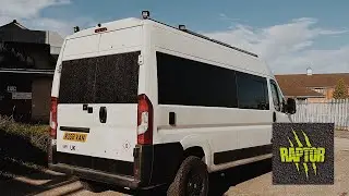 Готово — RAPTOR красит наш кемпер Peugeot Boxer