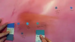 simultaneous contrast on a red ground
