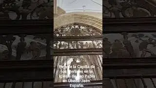 REJA DE LA CAPILLA DE LOS MERLINES EN LA IGLESIA DE SAN PABLO EN &Uacute;BEDA-JA&Eacute;N. Espa&ntilde;a.